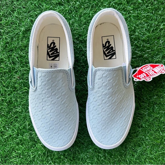 Vans Classic Slip On Houndstooth Embossed Suede - Picture 2 of 8